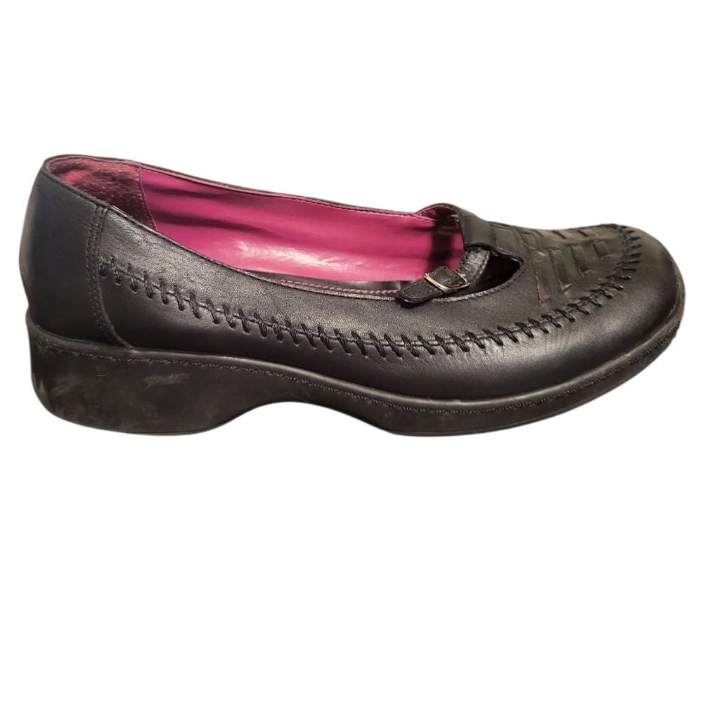 Steve Madden Ponchoo Black Mary Jane Leather Comfort Shoe, Size 8.5 - Picture 4 of 13